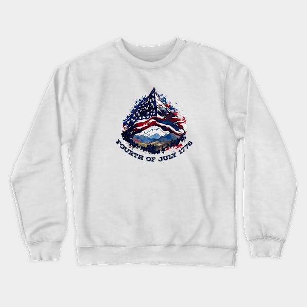 fourth of july Crewneck Sweatshirt by mohamed705